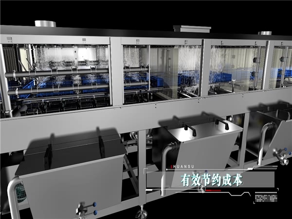 全自動洗筐機，大洋牌周轉(zhuǎn)箱清洗機，啤酒筐清洗機