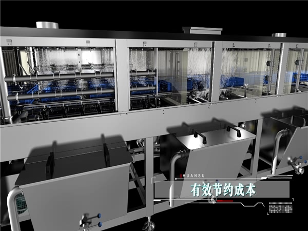 全自動洗筐機，大洋牌周轉(zhuǎn)箱清洗機，啤酒筐清洗機