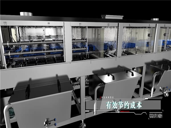 全自動洗筐機，大洋牌周轉(zhuǎn)箱清洗機，啤酒筐清洗機
