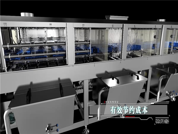 周轉(zhuǎn)箱清洗機(jī)，塑料盤筐清洗機(jī)，水果筐清洗機(jī)，價(jià)格采購