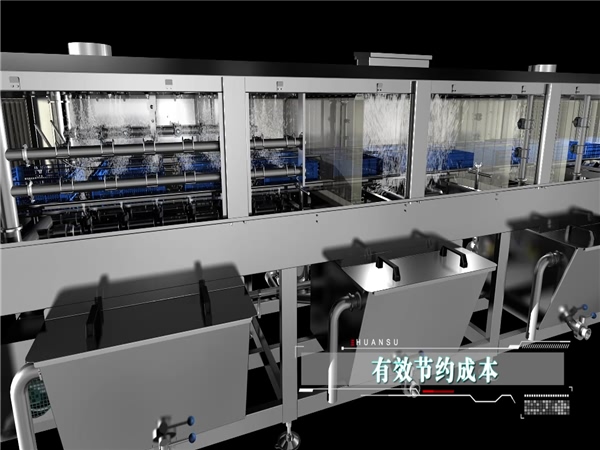 周轉(zhuǎn)箱清洗機(jī)，塑料盤筐清洗機(jī)，水果筐清洗機(jī)，價(jià)格采購