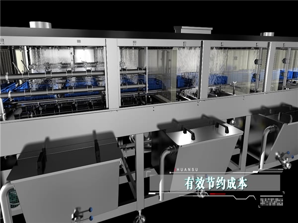 供應(yīng)洗筐機(jī)，周轉(zhuǎn)箱清洗機(jī)，全自動(dòng)洗框設(shè)備，環(huán)速洗筐機(jī)價(jià)格